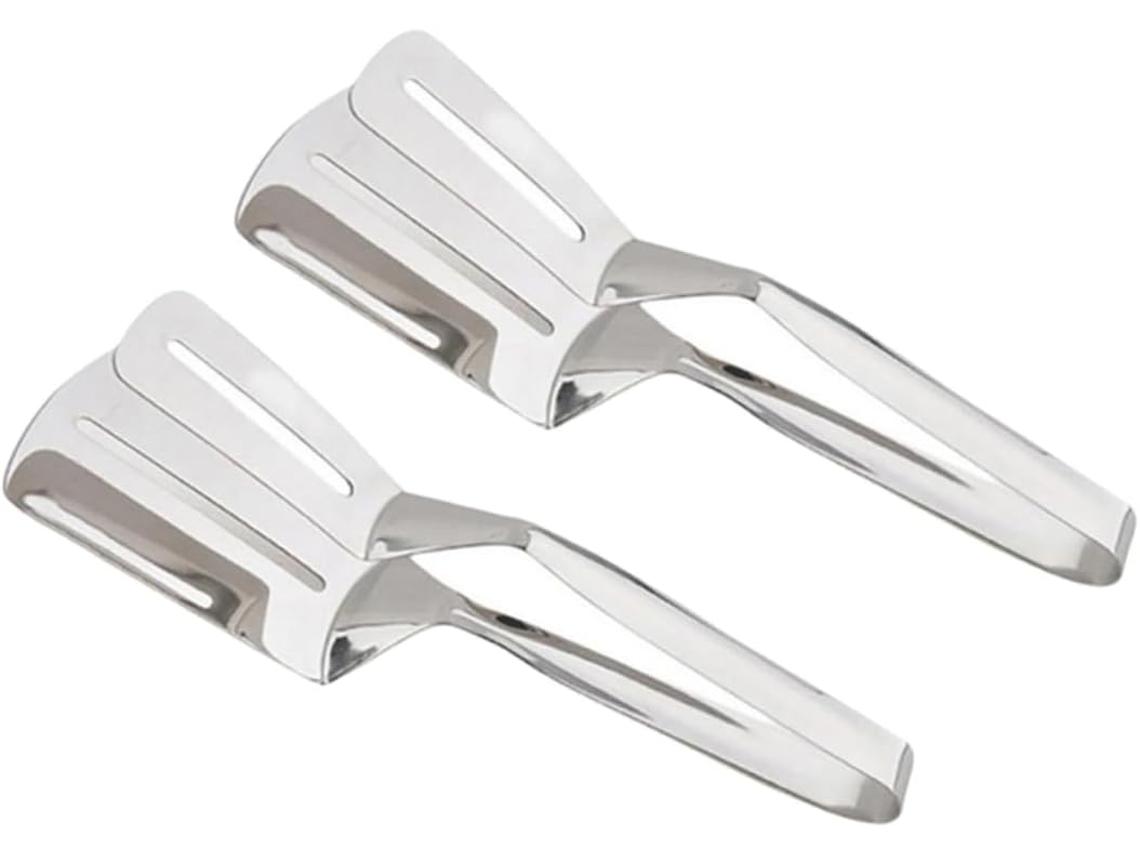 Pinças Para Churrasco Popetpop De Aço Inoxidável, Multifuncionais Para Carnes, Pizza E Utensílios De Cozinha 2 Peças