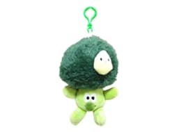 Pingente de pelúcia em forma de brócolis cute brinquedo de pelúcia para chaveiro bolsa pequeno S/MARCA