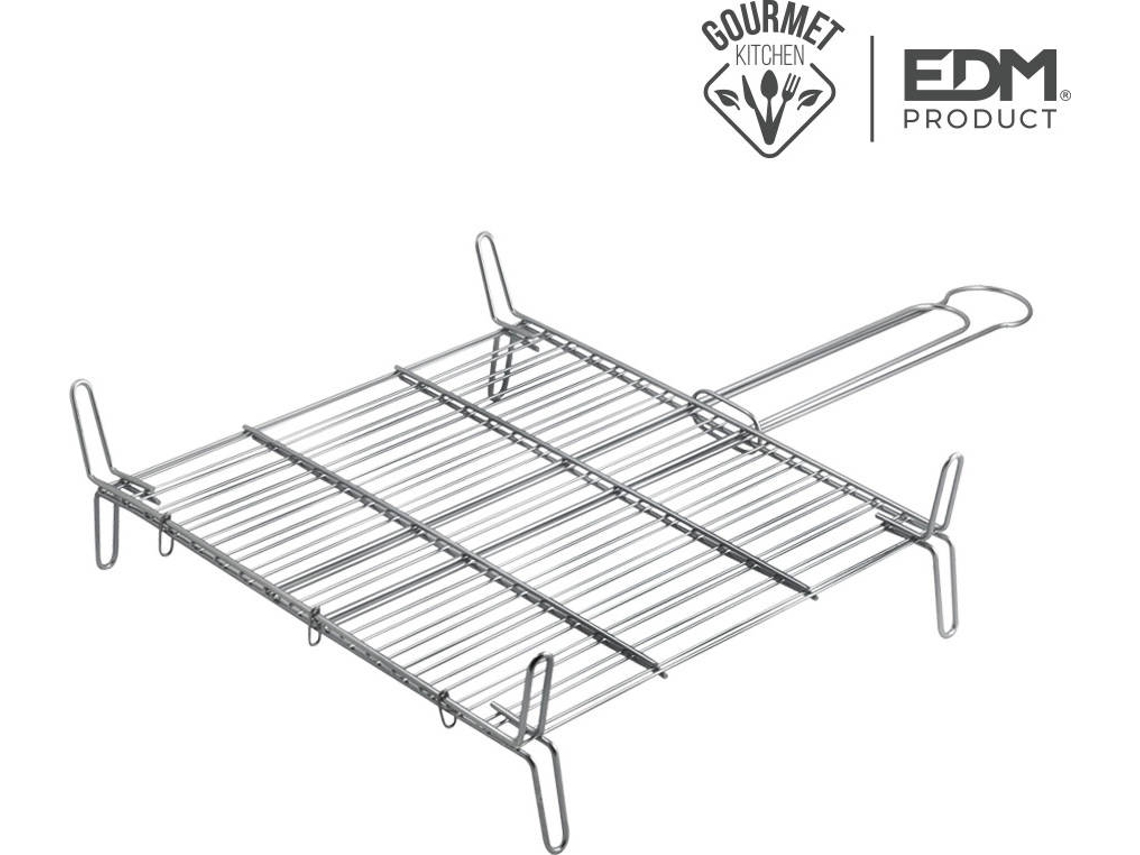 Grelhador EDM Duplo 25X25Cm