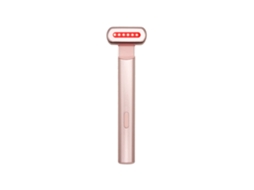 Dispositivo Facial Portátil De Luz Vermelha Led Para Rosto E Pescoço Massagem Por Vibração Rosa Yunzii