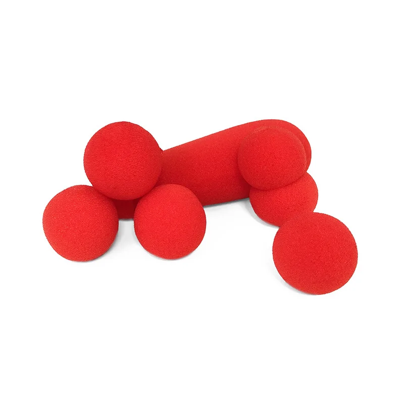 (vermelho) Bola De Esponja Brinquedo Mágico Figura Em Pé