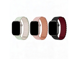 3 Pcs Bracelete Para Apple Watch 38/40/41/42mm Cuich