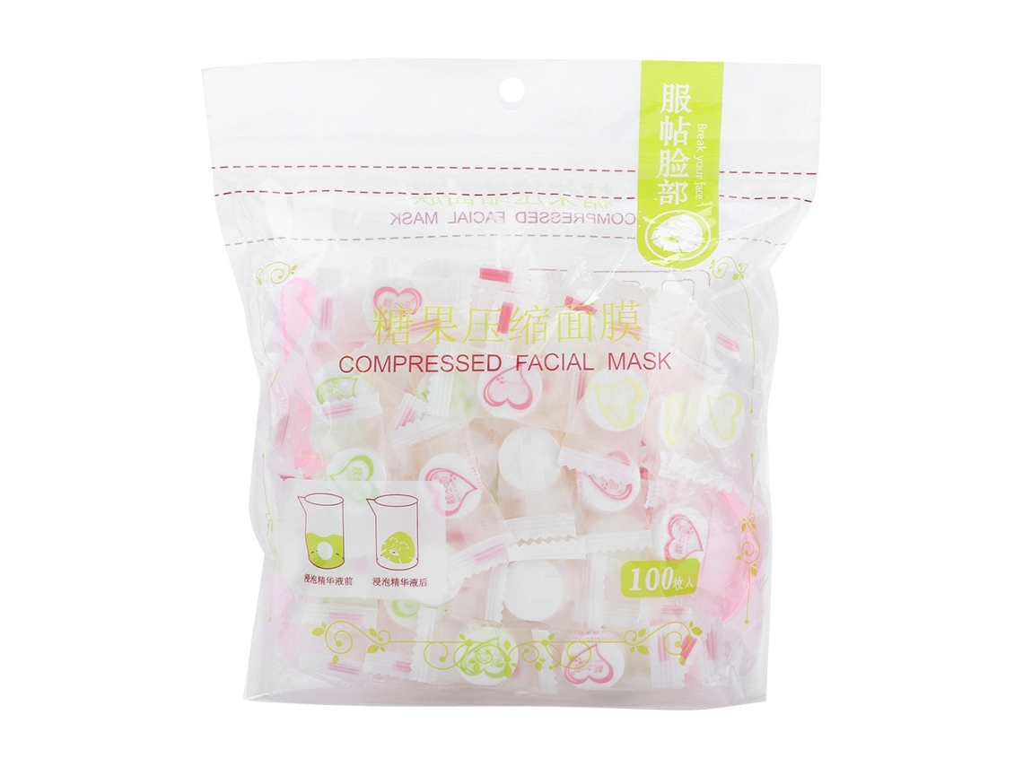 Papel De Máscara Facial Comprimido Para Cuidados Com A Pele, Fácil De Fazer Diy