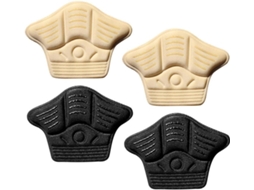 Protetores De Calcanhar Antidesgaste, 2 Pares, Adesivos Finos, Preto E Bege, Para Tênis E Sapatos De Salto Alto