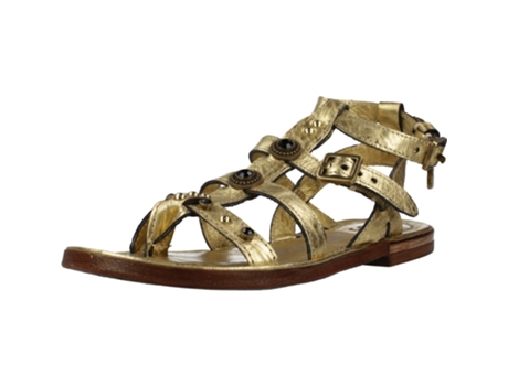 Sapatos De Mulher Airstep Tecido Dourado (37)