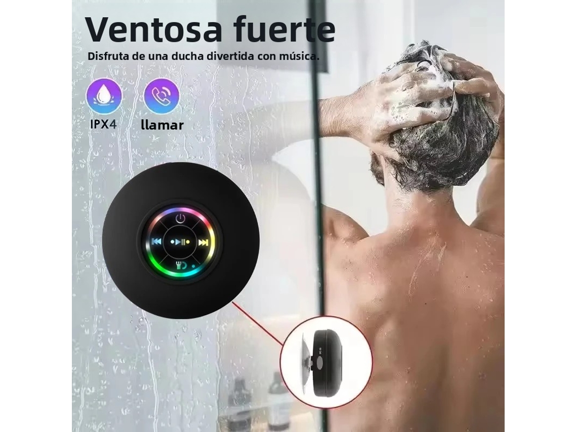 Mini Caixa de Som Bluetooth com Iluminação RGB Sem Fio À Prova D'água MDUG