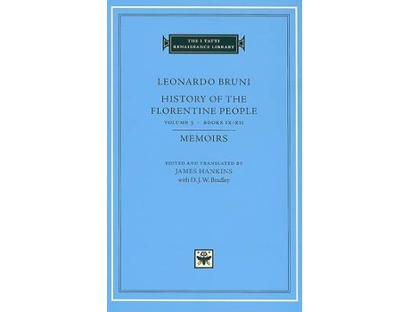 Livro history of the florentine people de leonardo bruni (inglês)