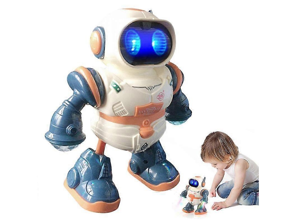 Robô De Brincar Com Sons E Leds