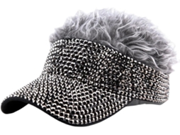 Boné de Beisebol Estiloso com Aplicações de Strass SFUSHOS