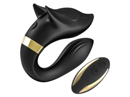Vibrador De Silicone De Controle Remoto De 9 Frequncias Para Mulheres (preto)