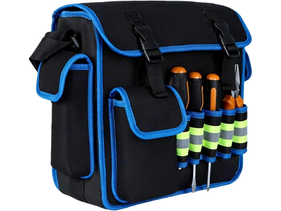 Bolsa Para Ferramentas Em Tecido Oxford, Bolsa De Armazenamento Grande Capacidade, Organizadora Para Eletricistas