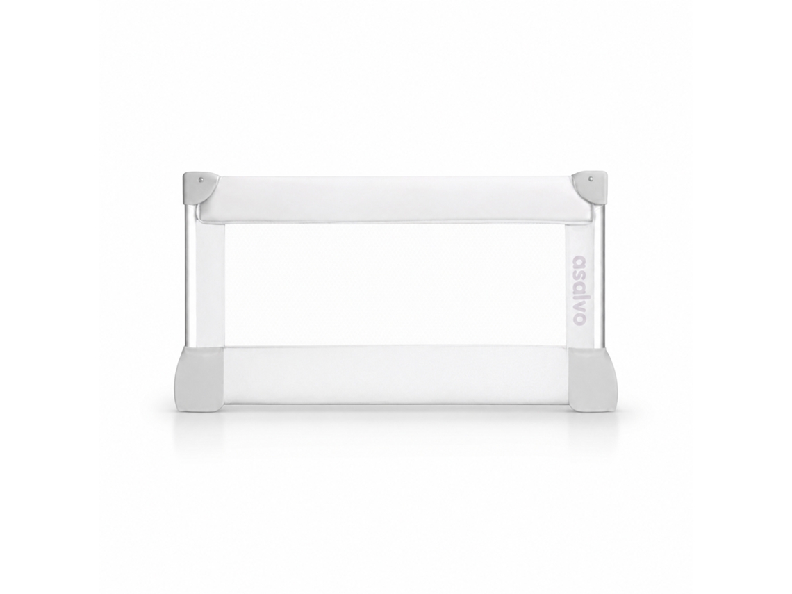 Barreira De Cama Asalvo 90 Cm - Proteção Anti-quedas, Dobrável, Portátil, Fácil Montagem - Branca