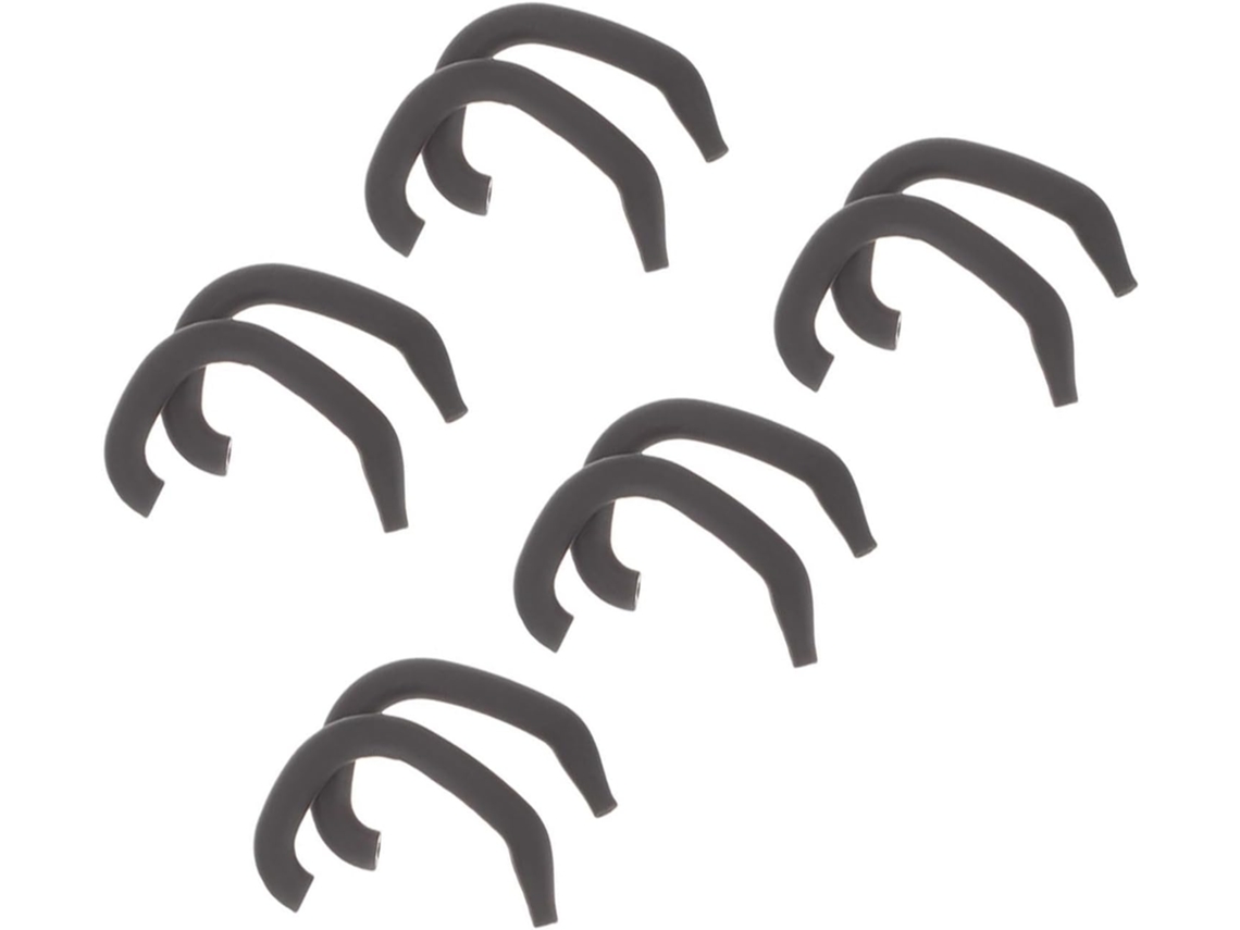 Corretor De Orelhas Para Bebê, 5 Pares, Silicone Preto