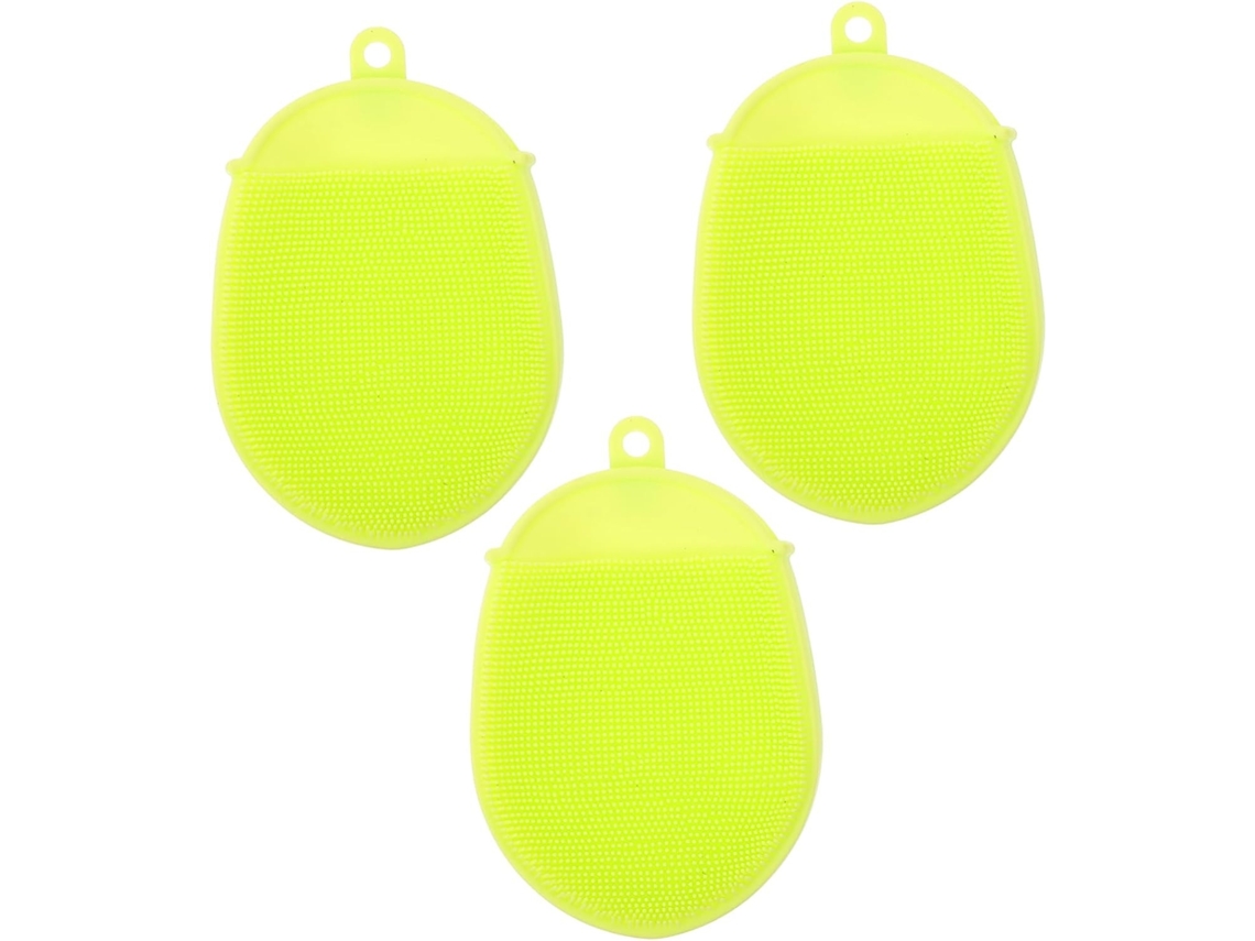 Lurelia Kit De 3 Escovas De Silicone Para Banho De Cuidado Corporal, Massagem Suave, Uso Diário