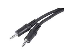 Cabo de Áudio Conector de 3.5 mm M/M 2 m DIGITUS