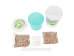 Mali kit de Crescimento de Plantas em Pote Pequeno para Crianças com Sementes, Solo e Copo de Plantio Diy Abóbora