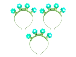 Pacote com 3 Lâmpadas Pisca-Pisca de Natal Tiara Acessórios de Natal Lembrancinhas para Festas Estilo 1