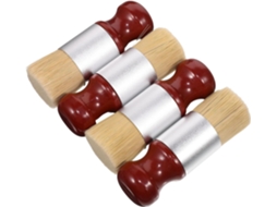Conjunto Profissional De 4 Escovas Para Limpeza De Móveis De Madeira E Couro.