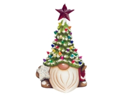 Christmas Tree Gnome Santa Resin Dwarf CHABERLU