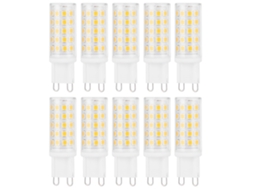 10pcs Lâmpada Led Base G9 4w 54led Luz Quente para Lustre Lâmpada de Parede Ac100 265v | S/MARCA