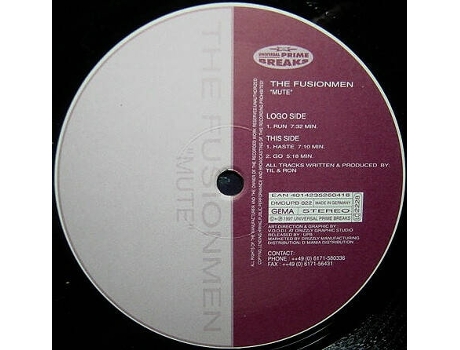 Vinil Mute, The Fusionmen Universal Prime Breaks