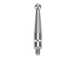 Ponteira de relógio comparador com trilho em ferradura, ponta de rubi e sonda de aço tungstênio de 1,6 mm