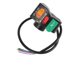 Interruptor De Guidão De Motocicleta Com 3 Funções, Em Plástico, Para Manopla De 7/8", Pisca E Farol.