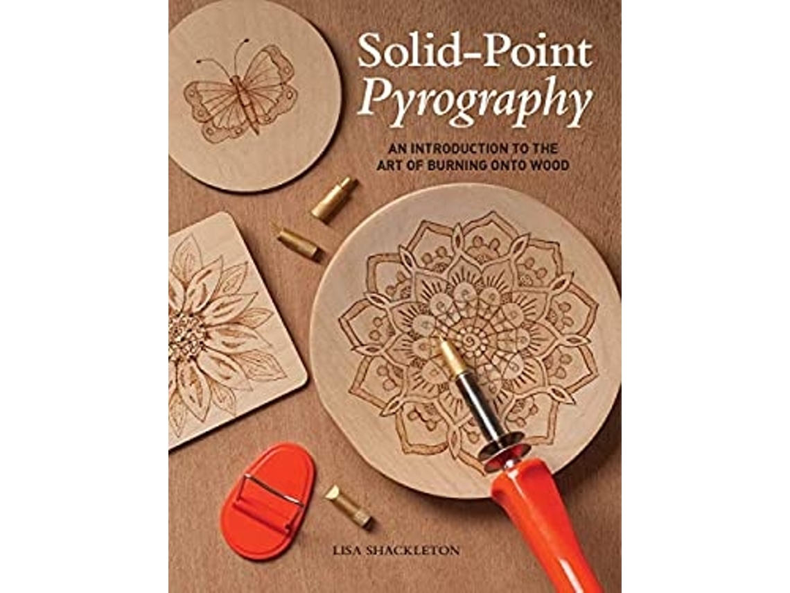 Livro Solid-Point Pyrography de Lisa Shackleton (Inglês)