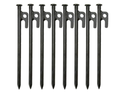 2026 8 Pregos de Loja de Aço Forjado S45c, 20cm, para Acampamento, Resistente À Corrosão
