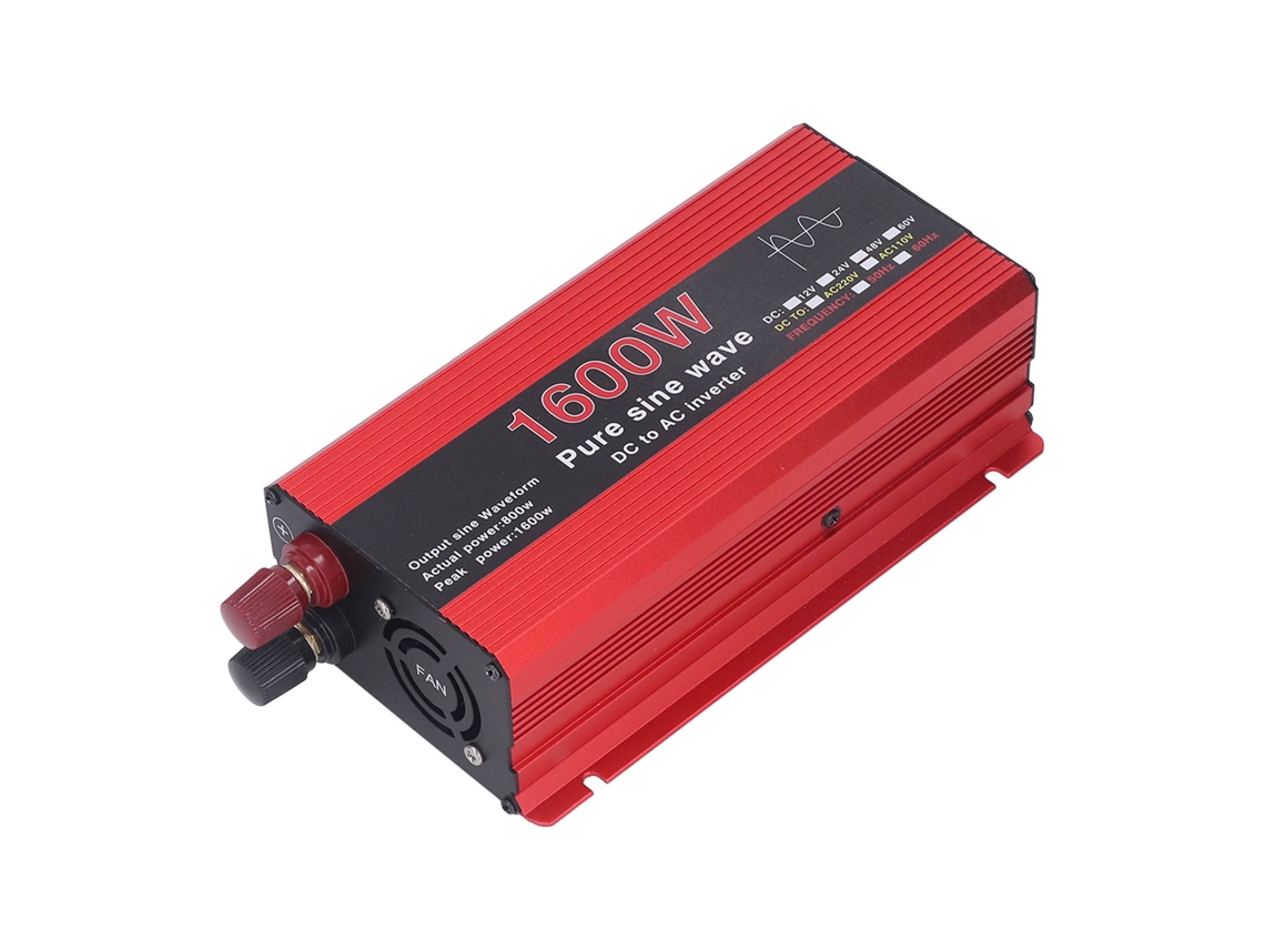 Laxiscreed Inversor De Onda Sinusoidal Pura 1600w Dc12v Para Ac220v, Ideal Para Equipamentos Sensíveis