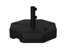 Base portatile per ombrellone ricaricabile per pali Ø3,8 cm e Ø4,8 cm nero ZENCORE SERVICES