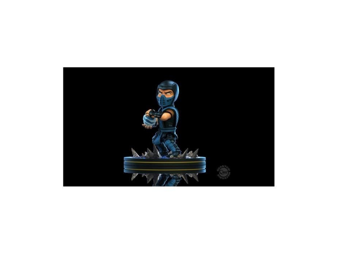 Figurine Quantum Mechanix Mortal Kombat Sub Zero Azul 15 Anos E Mais Interior