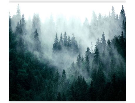Papel de Parede ARTGEIST Mountain Forest Dark Green (450x315 cm)