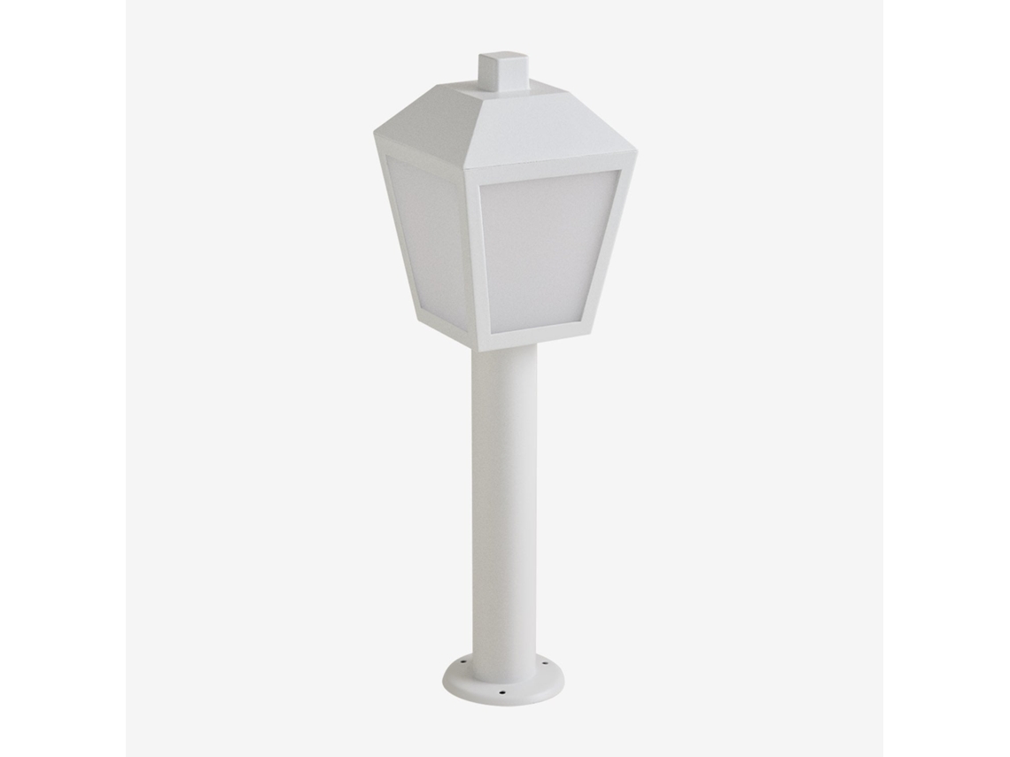 Baliza Led Externa Em Alumínio Yalven Plástico Pc Branco Sklum