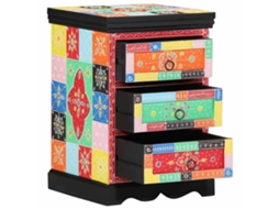 Vidaxl Gabinete De Gavetas Multicolor 40 X 40 X 60 Cm