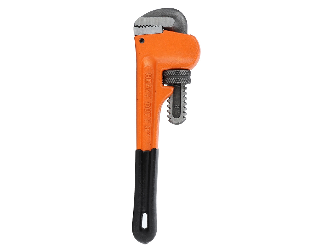 Laxiscreed Chave De Tubo De Aço Ajustável Com Pega De Plástico Resistente Para Cargas Elevadas