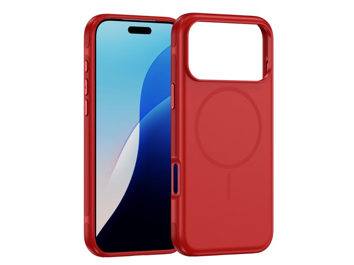 Capa Híbrida De Pc E Tpu Para Iphone 17 Pro, Imitação Da Original Com Magsafe.