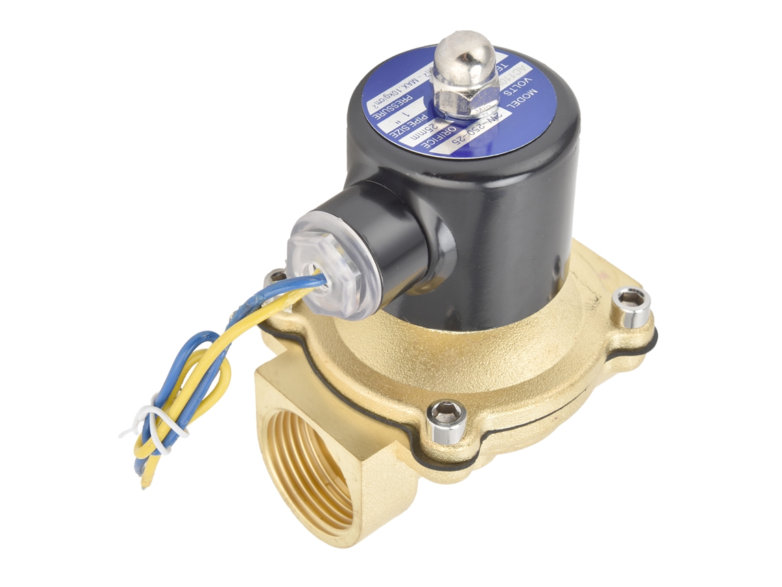 Válvula Solenóide Diafragma Normalmente Fechada Laxiscreed Ac110v Para Controlo Direto Em Brass