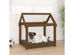 Vidaxl Cama 71x55x70 Cm Pinho Maciço Castanho Mel