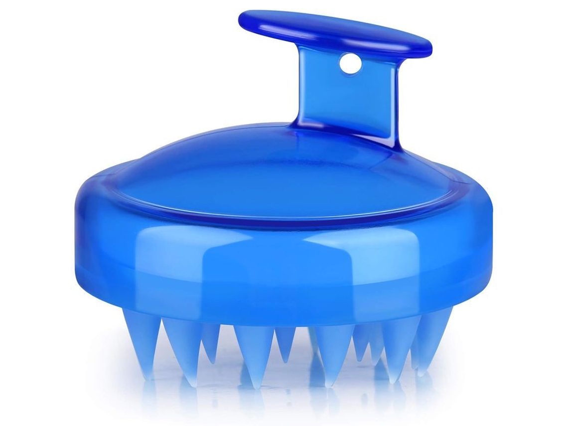 Massageador De Cabelo E Couro Cabeludo, Escova De Shampoo Com Cabeça De Silicone Macio Original