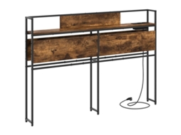 Cabeceira de Armazenamento com Cabeceira Carvalho Fumado 135 cm MAISON EXCLUSIVE