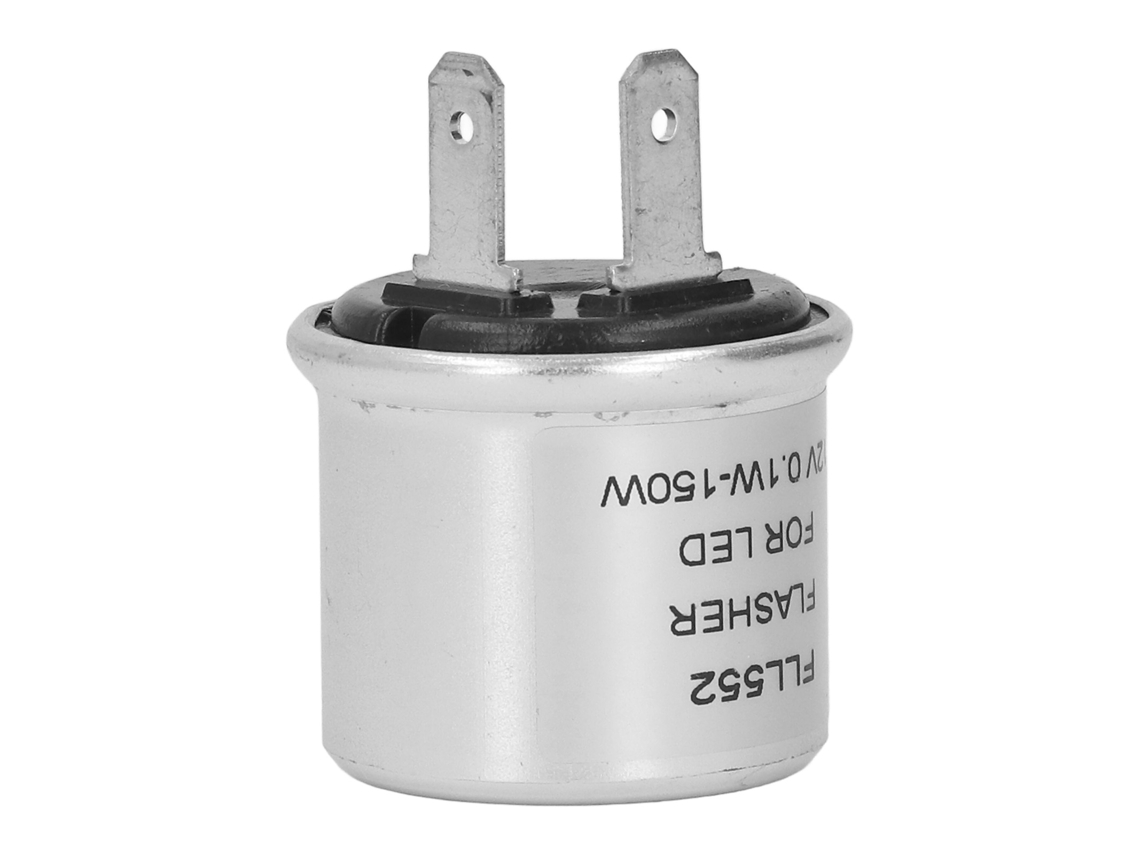 Relé de Pisca Led com Shell de Alumínio 2 Pinos Baixo Consumo 12v Sinalização S/MARCA