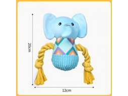 Brinquedo Com Som Para Cães Pelúcia Interativa,ideal Para Raças Pequenas E Médias Elefantinho Hexinyigjly