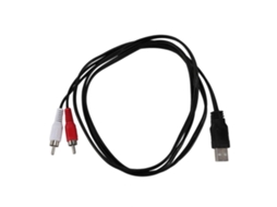 Cabo AV USB a RCA de 1,5 M AQUAFORGE