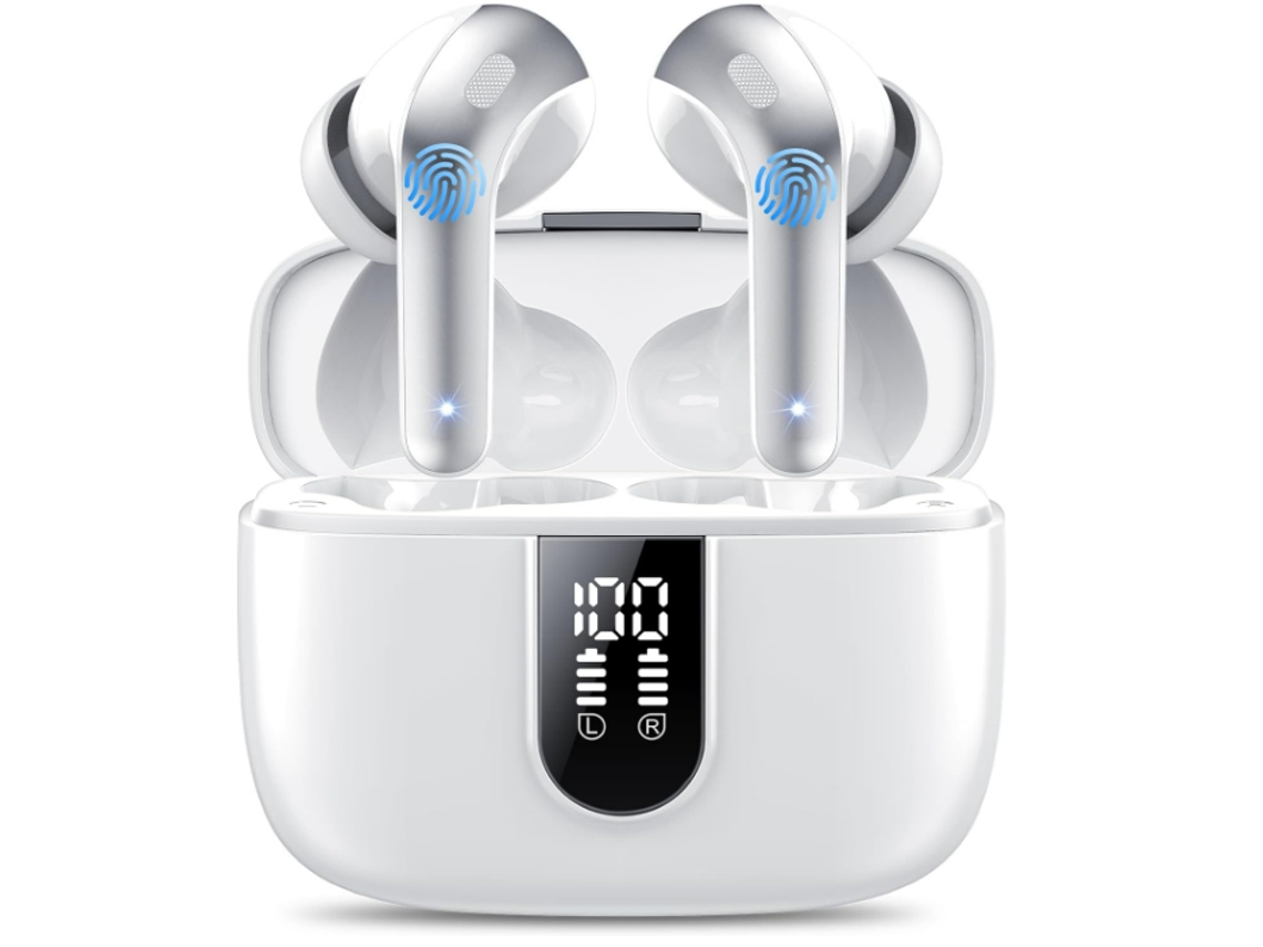 Auriculares YIZHOOD Bluetooth à Prova de Água Branco