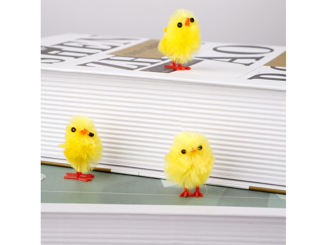 Chicks Decorativos De Páscoa (60unids, 3cm De Altura) Eoocoo