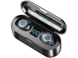 Auriculares Tws Intra Toque Intente Potência Yizhood Bluetooth Preto