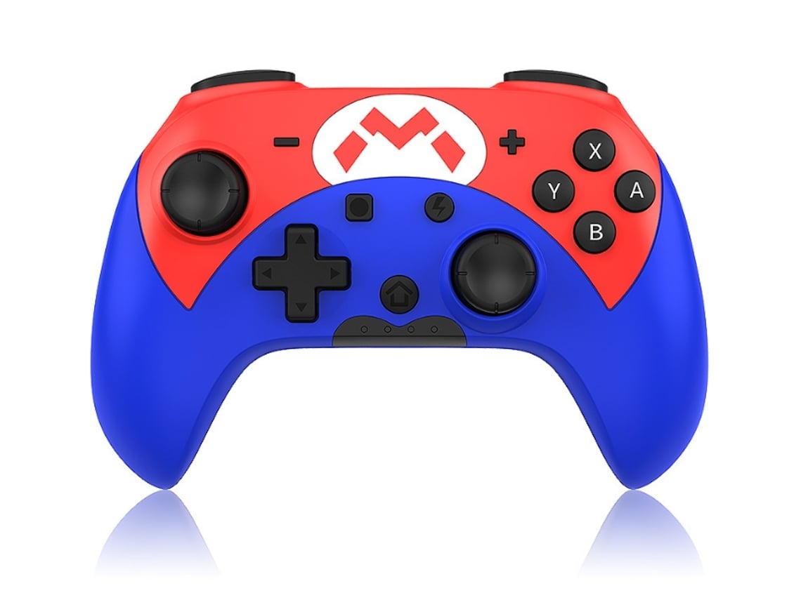 Controlador Sem Fio Controlador de Gamepad para Switch/Pc Suporte Giroscópio Eixo/Vibração Dupla Design Ergonômico Antiderrapante Azul YIZHOOD