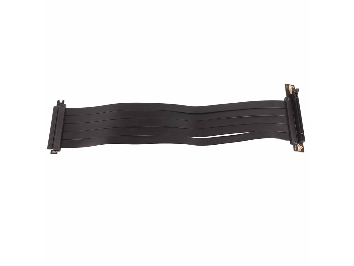 Cable elevador pcie 4.0 x16 flexível de alta velocidade com ângulo de 90 graus, 40 cm | S/MARCA