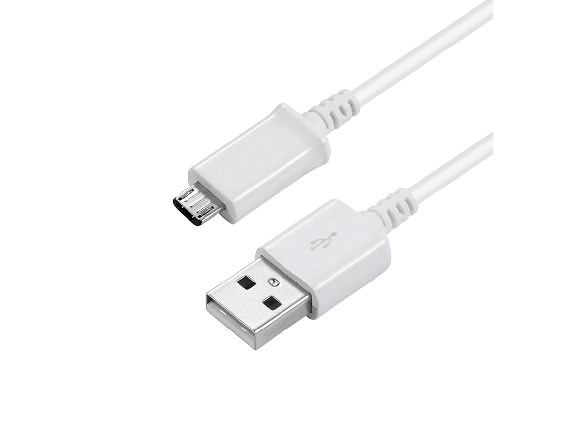 Cable De Carga Usb Cable De Datos Para Dispositivos Android Seguro Portátil Color Blanco